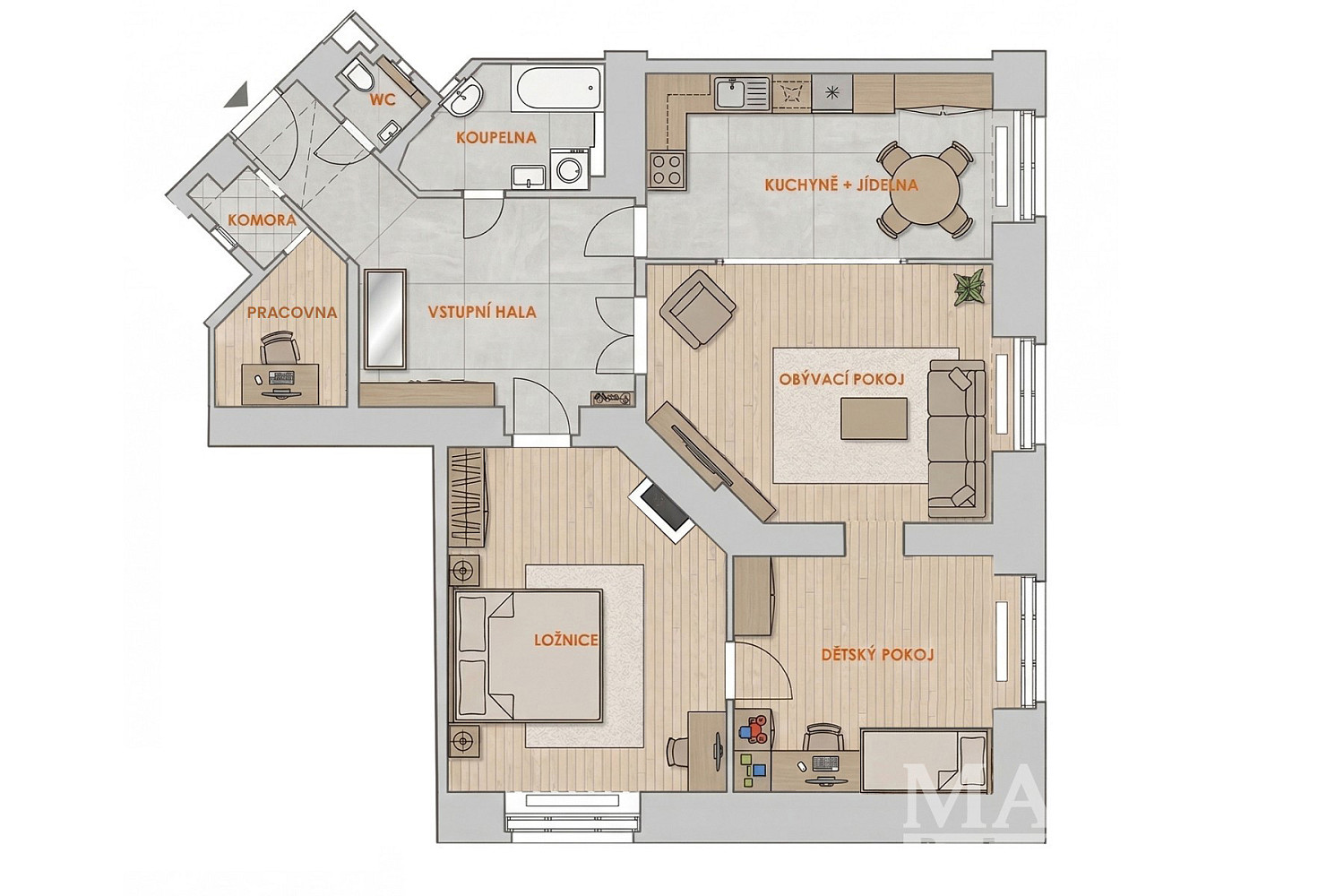 Prodej bytu 3+1 108 m² – fotografie 4