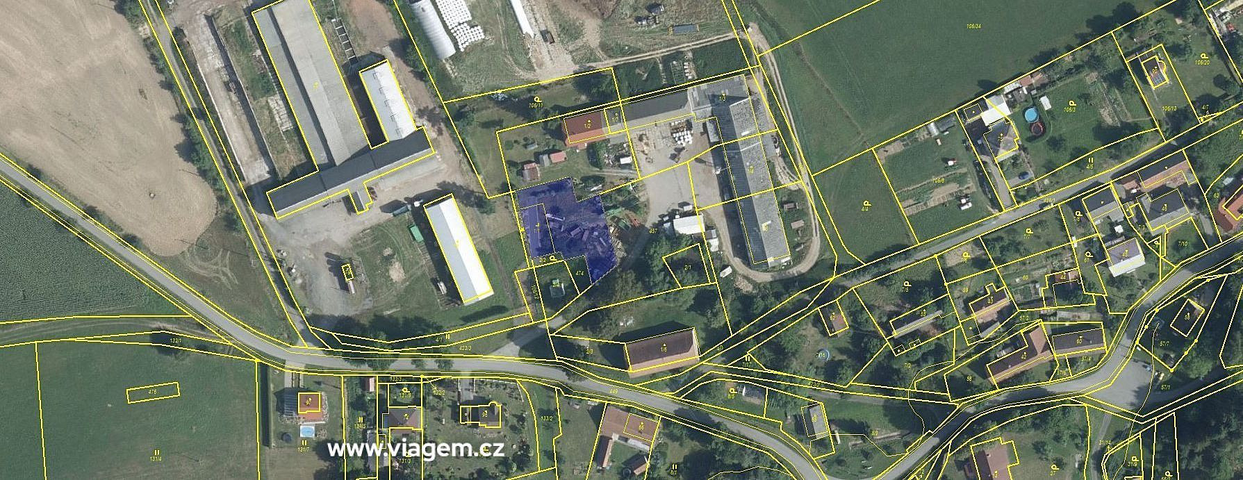Stavební - bydlení 1 074 m², Podíl 50 % o výměře 537 m² – pohled 2