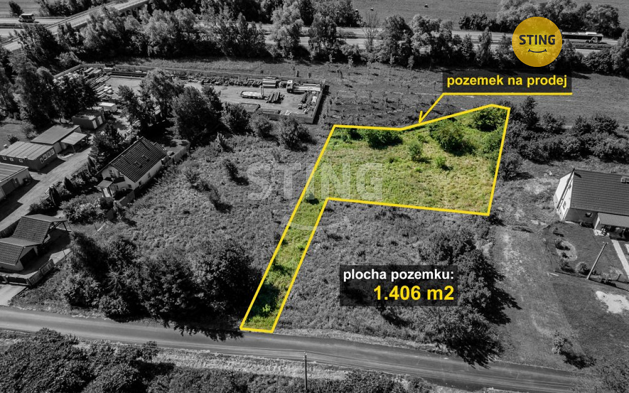 Prodej stavebního pozemku 1 406 m²