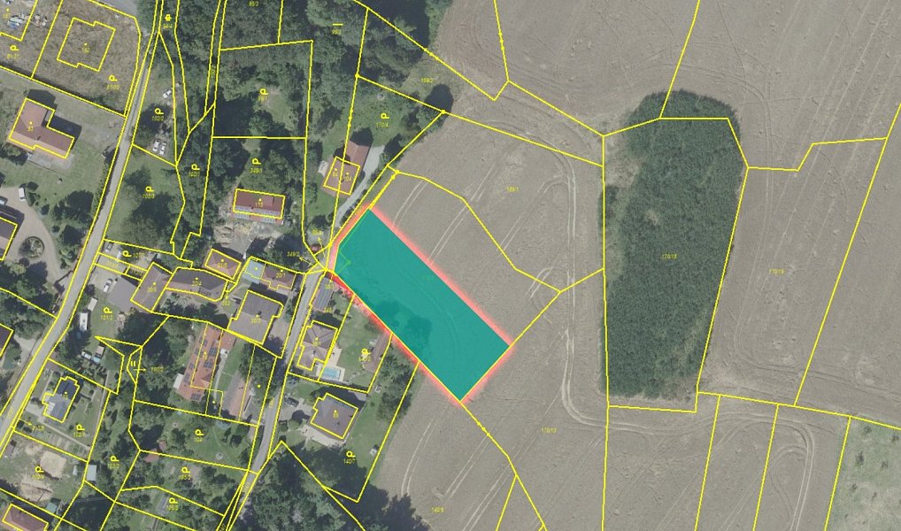 Prodej stavebního pozemku 1 595 m², Říčany – náhled fotky 3