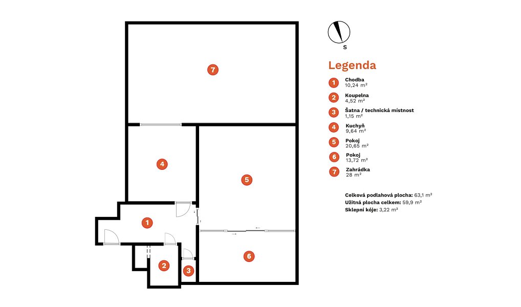 Prodej bytu 1+1 60 m², Brno – náhled fotky 17