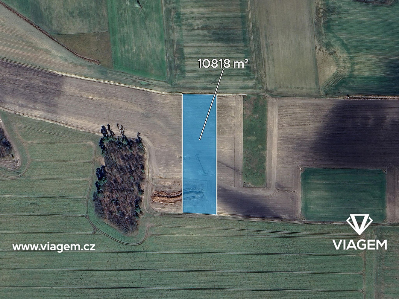 Prodej pole 450 m² – fotografie 2