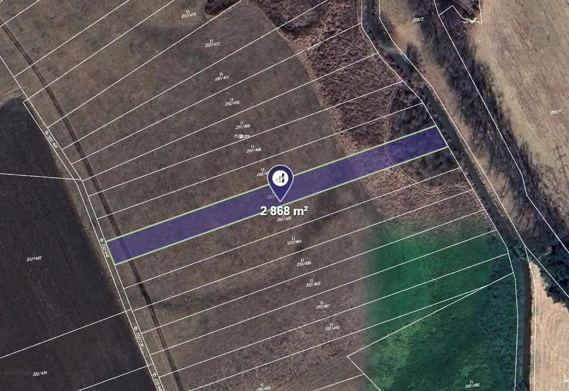 Prodej louky 2 868 m²