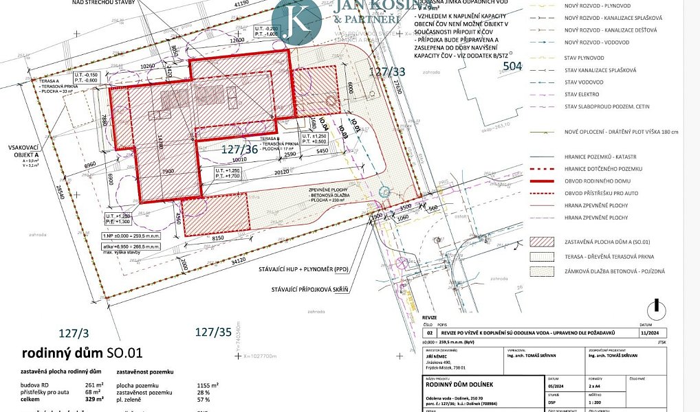 Prodej stavebního pozemku 1 155 m², Odolena Voda – náhled fotky 2