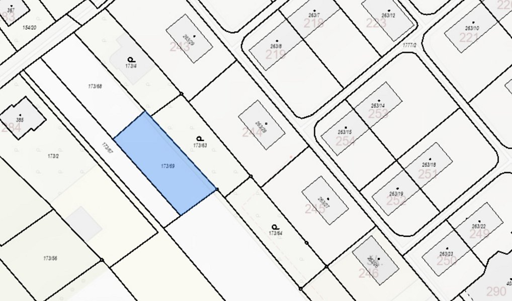 Prodej stavebního pozemku 679 m², Přáslavice – náhled fotky 3