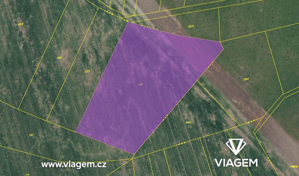 Prodej pole 2 468 m², Kladruby nad Labem – náhled fotky 4