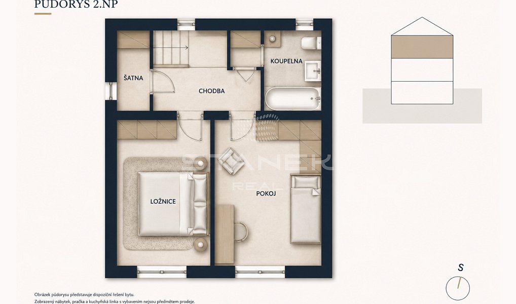 Prodej domu 80 m² s pozemkem 442 m², Oslavany – náhled fotky 26