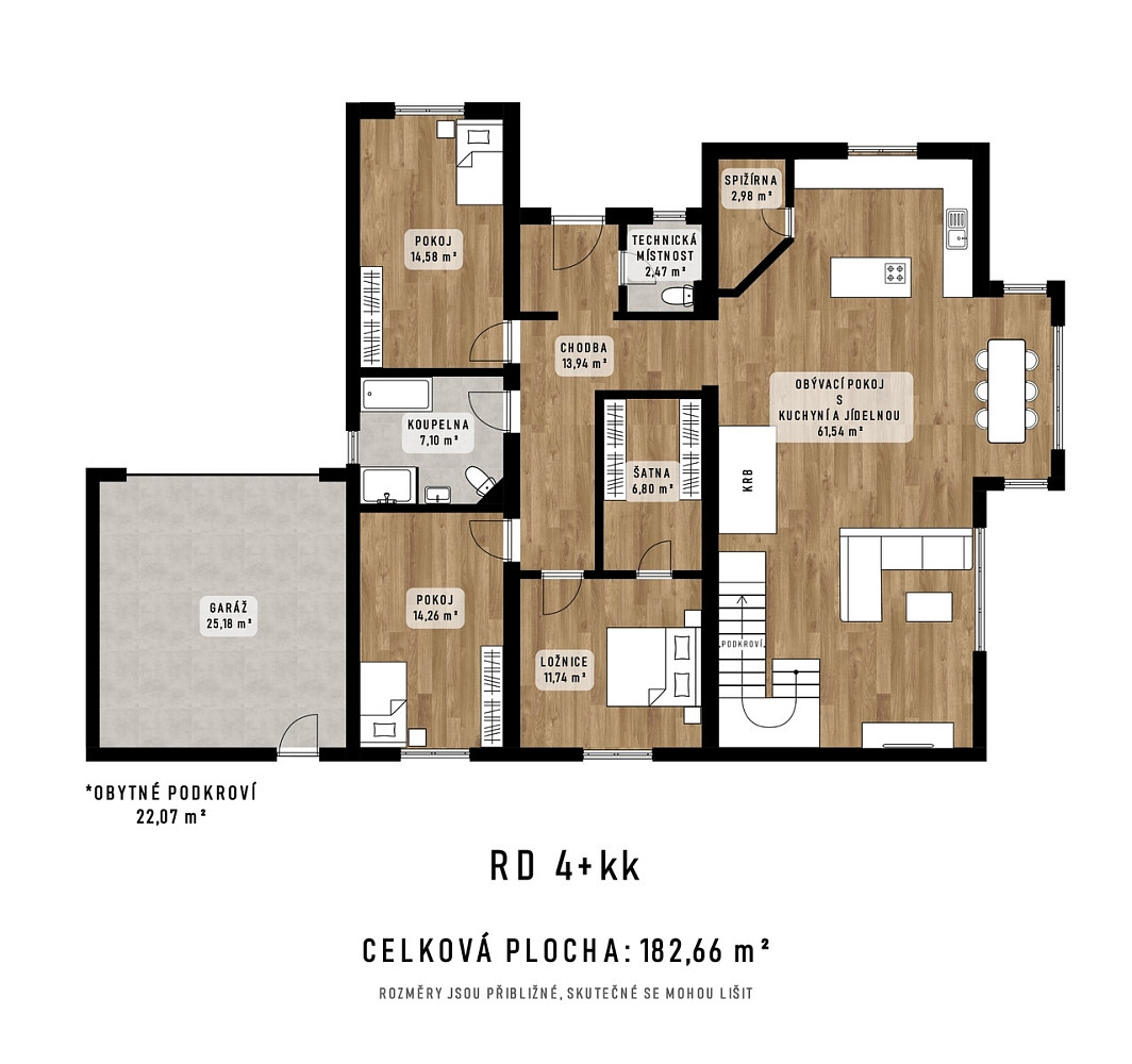 Prodej domu 157 m² s pozemkem 3 015 m² – další