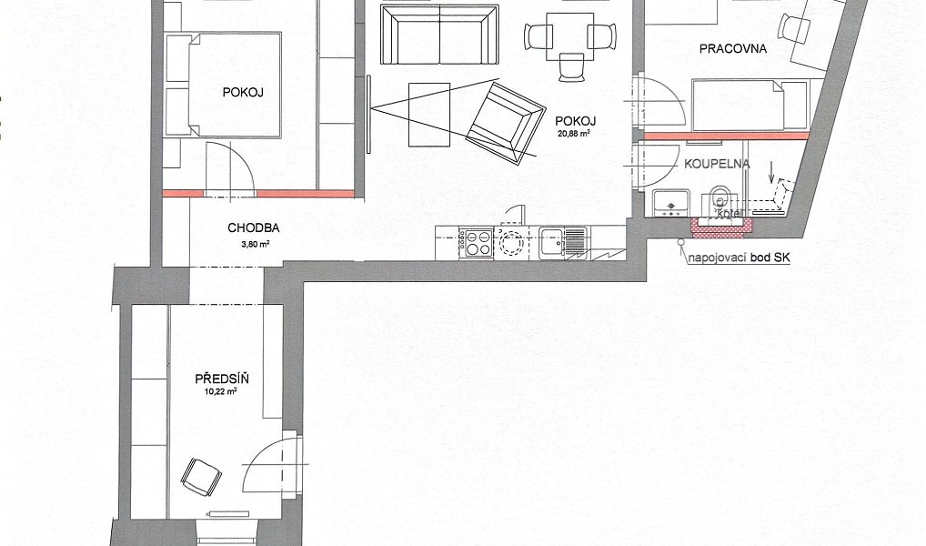 Prodej bytu 3+kk 60 m², Praha – náhled fotky 10