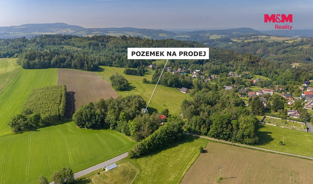 Prodej stavebního pozemku 963 m², Radčice – náhled fotky 3