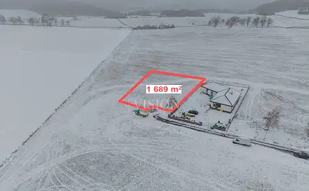 Prodej stavebního pozemku 1 689 m², Pyšely, okres Benešov