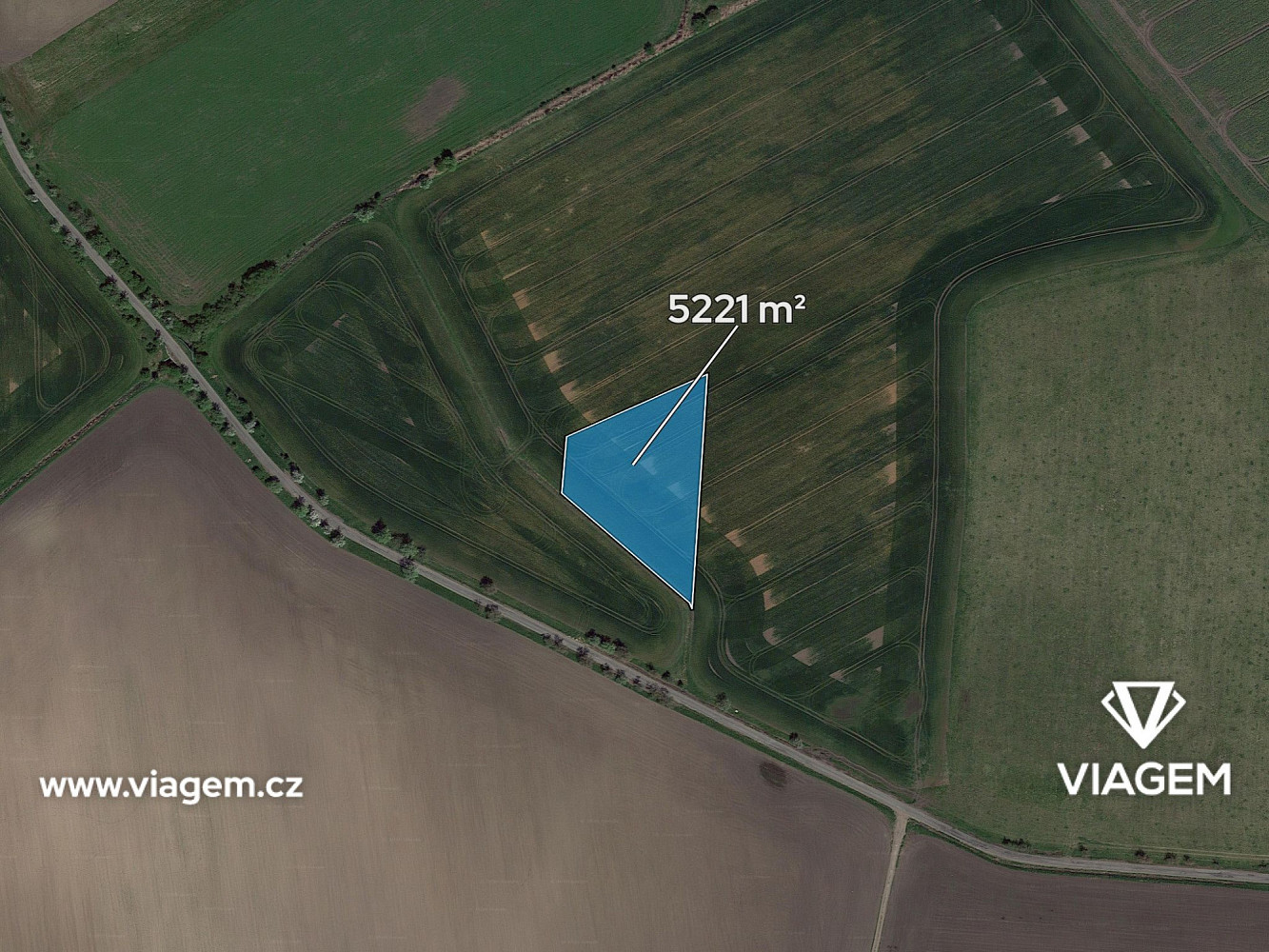 Prodej pole 1 305 m² – fotografie 2