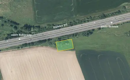 Prodej louky 2 250 m², Cerhovice, okres Beroun