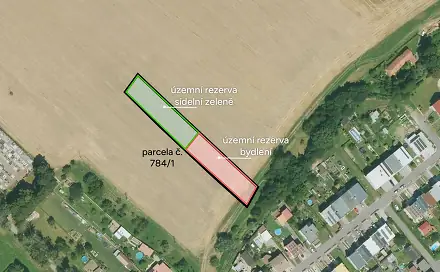 Prodej stavebního pozemku 1 085 m², Opatovice, okres Přerov