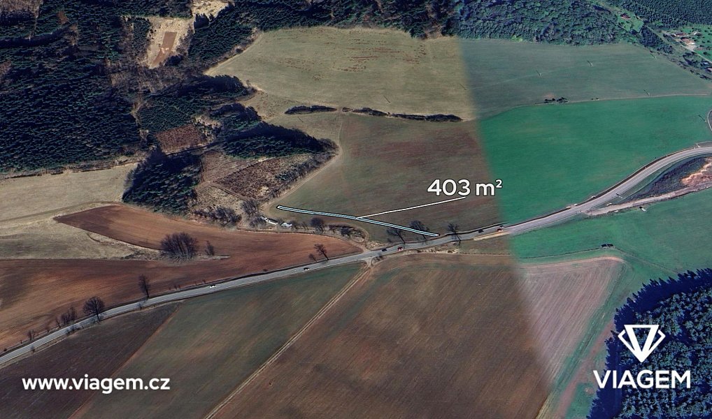 Prodej pole 403 m², Vidochov – fotka 1 z 5