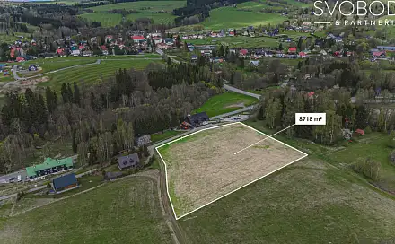 Prodej stavebního pozemku 8 718 m², Deštné v Orlických horách — Deštné v Orlických horách