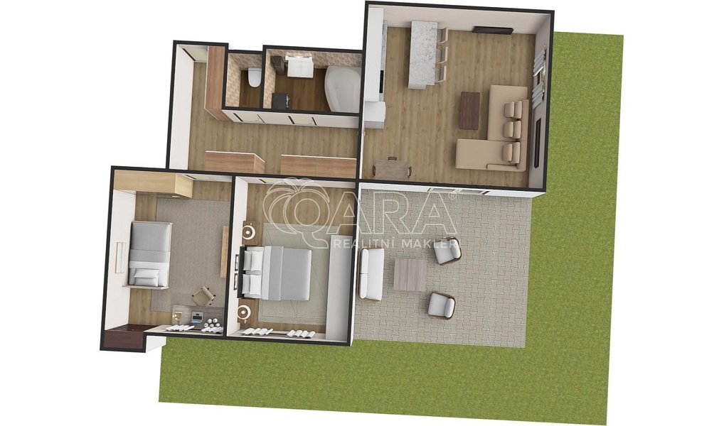 Pronájem bytu 3+kk 82 m², Holubice – náhled fotky 22