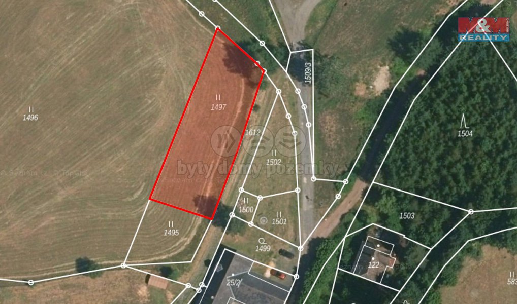 Prodej zahrady 949 m², Vidochov – náhled fotky 7