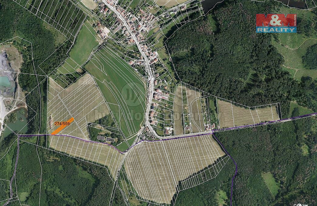 Prodej pole 1 630 m² – fotografie 2
