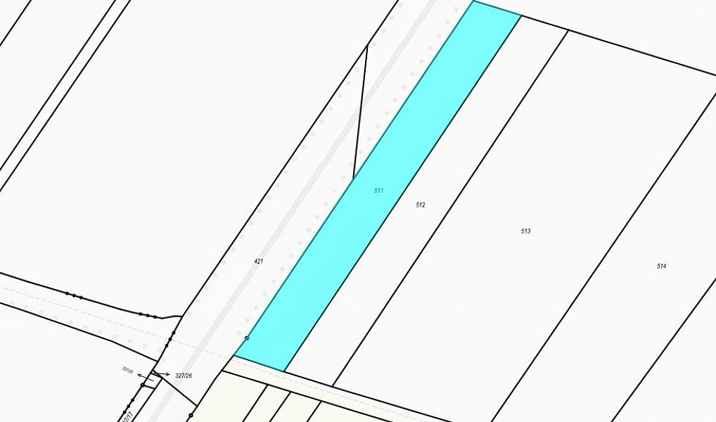 Prodej pole 2 481 m², Hněvčeves – náhled fotky 3