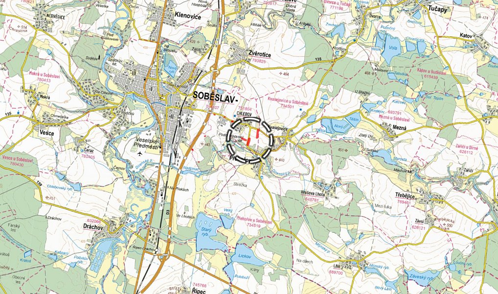 Prodej pole 12 047 m², Soběslav – náhled fotky 3