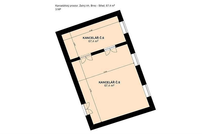 Pronájem kanceláře 65 m² — photo 5