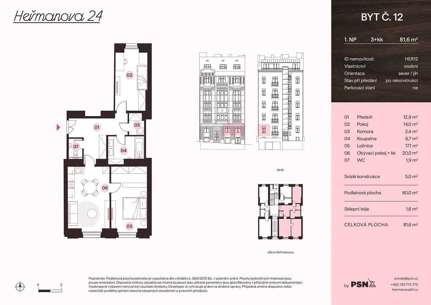Prodej bytu 3+kk 75 m² — photo 2