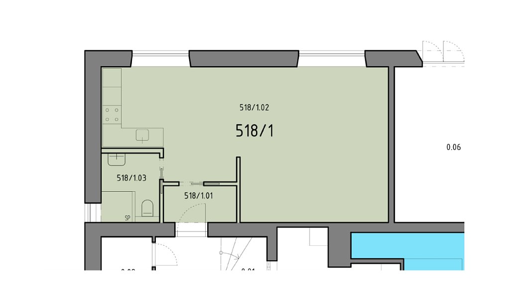 Prodej bytu 1+kk 46 m², Brno – náhled fotky 15