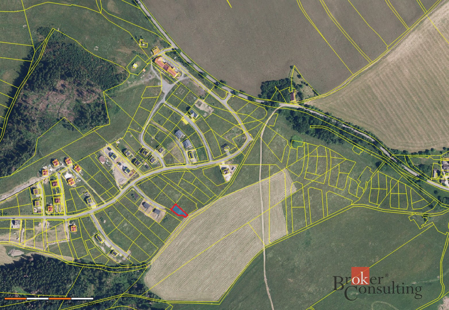 Prodej pozemku 478 m² – pohled 3