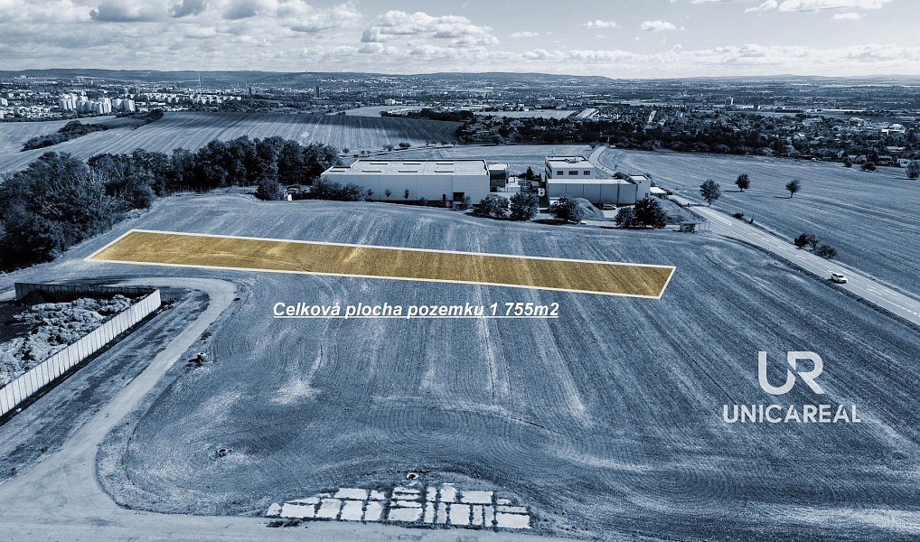Prodej komerčního pozemku 1 755 m², Nebovidy – náhled fotky 3