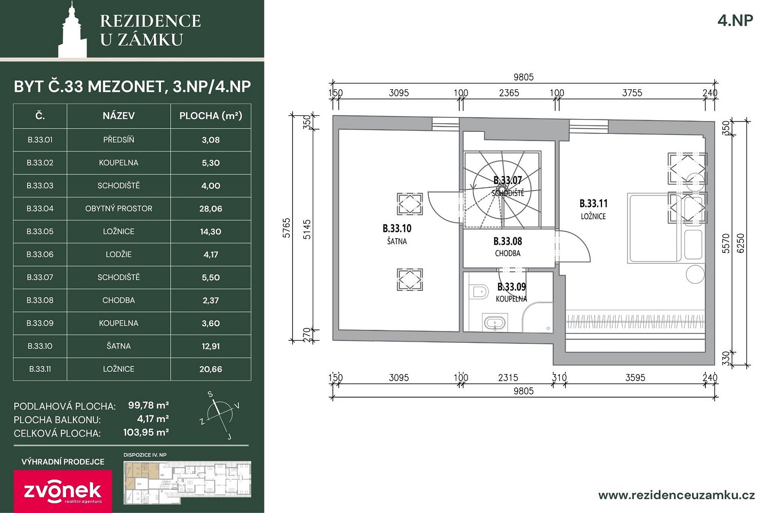 Prodej bytu atypického 103 m² – fotografie 5