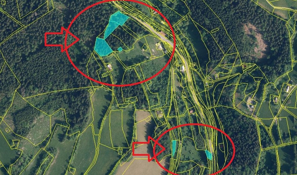 Prodej pozemku 1 250 m², Vítkovice – náhled fotky 2