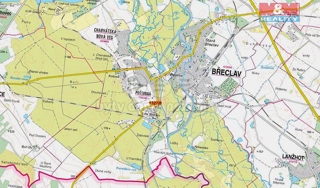 Prodej pole 643 m², Břeclav – náhled fotky 5