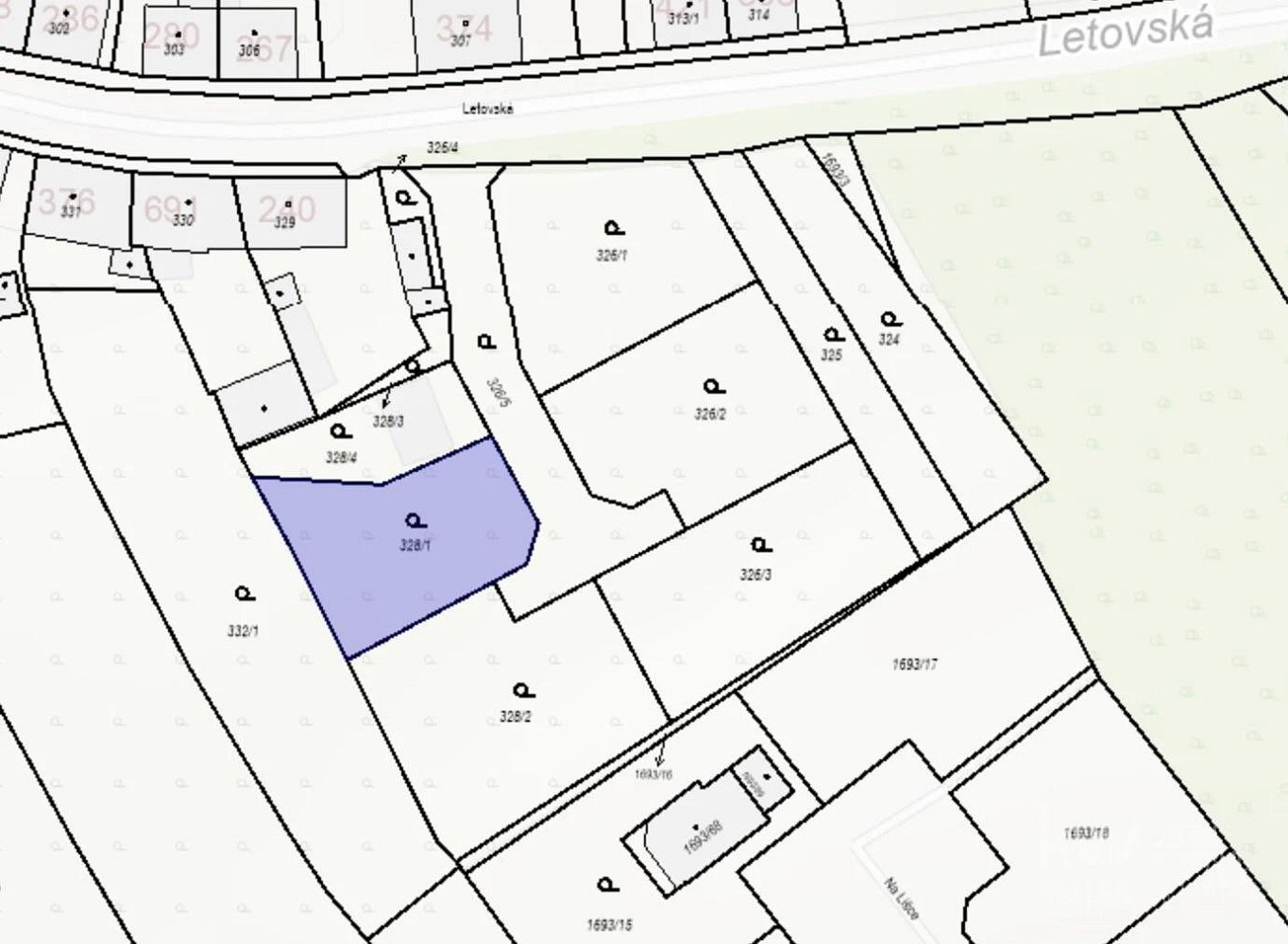 Prodej stavebního pozemku 625 m²