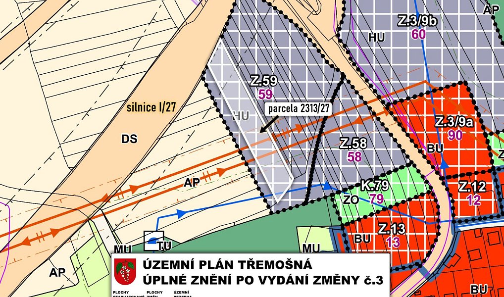 Prodej komerčního pozemku 3 650 m², Třemošná – náhled fotky 4