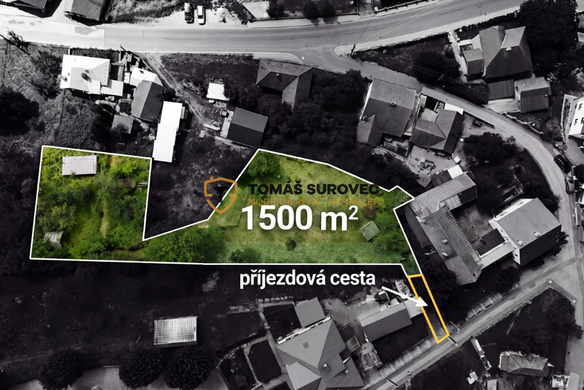 Prodej stavebního pozemku 1 500 m²