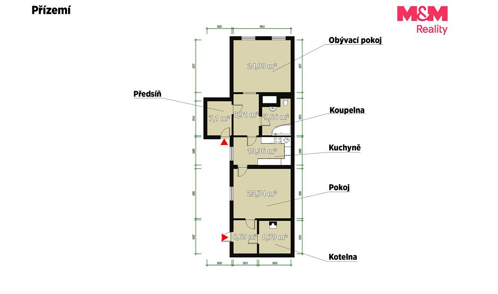Prodej domu 70 m² s pozemkem 2 389 m², Čečovice – náhled fotky 4