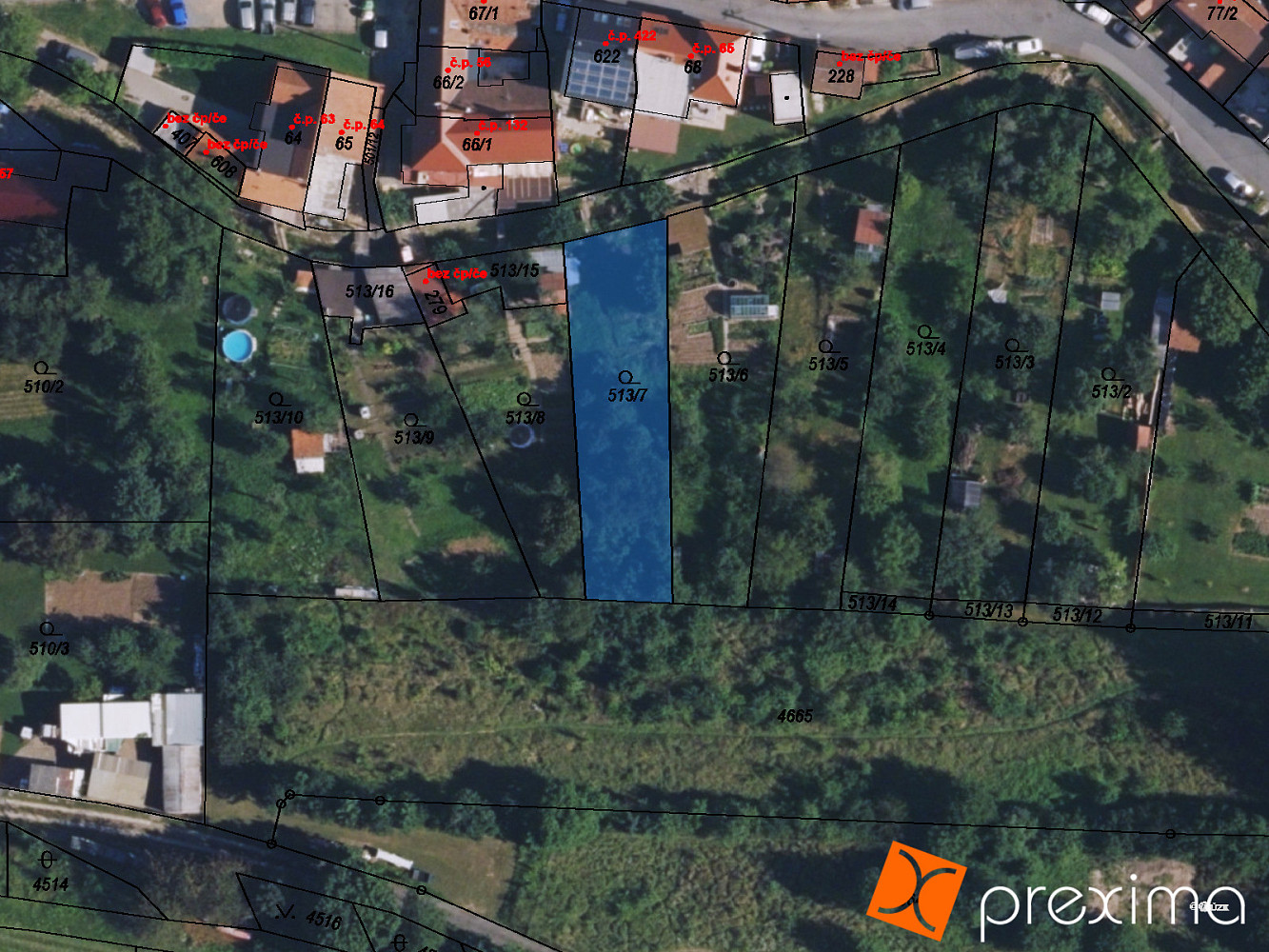 Prodej stavebního pozemku 690 m²