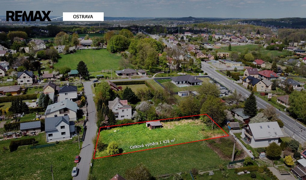 Prodej stavebního pozemku 1 428 m², Ostrava – náhled fotky 3