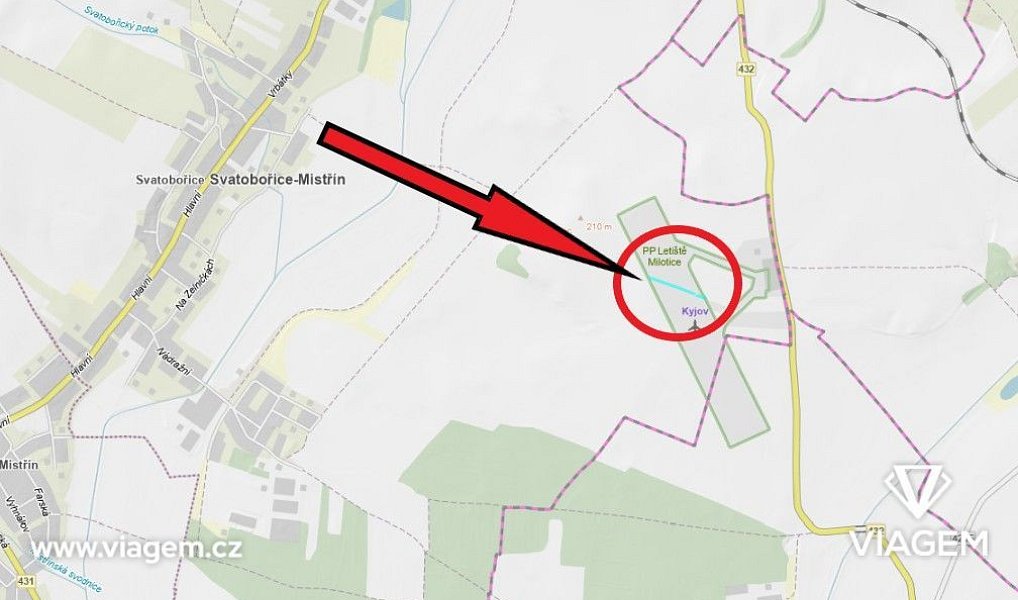 Prodej pole 1 756 m², Svatobořice-Mistřín – fotka 1 z 5