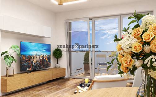 Prodej bytu 1+kk 35 m², Pod Harfou, Praha 9 - Vysočany