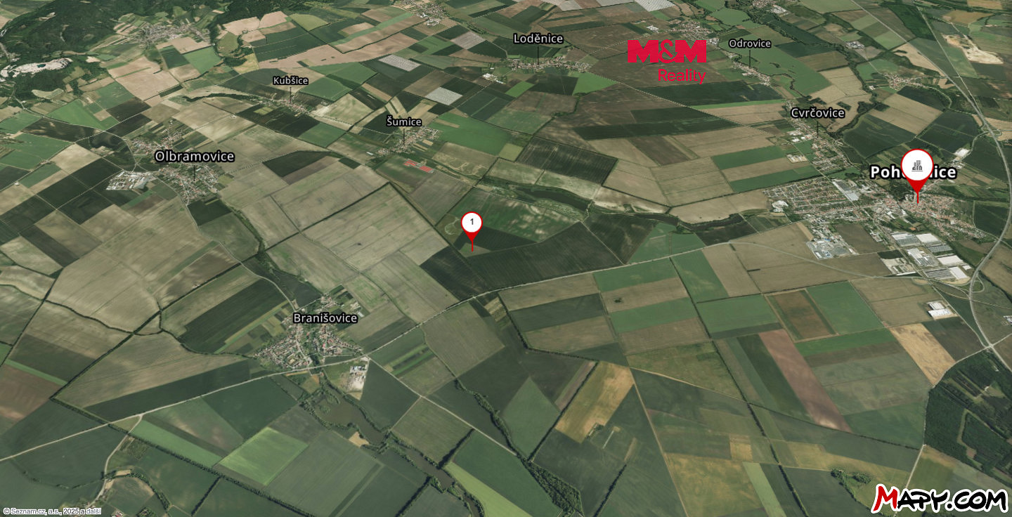 Prodej pole 41 373 m²