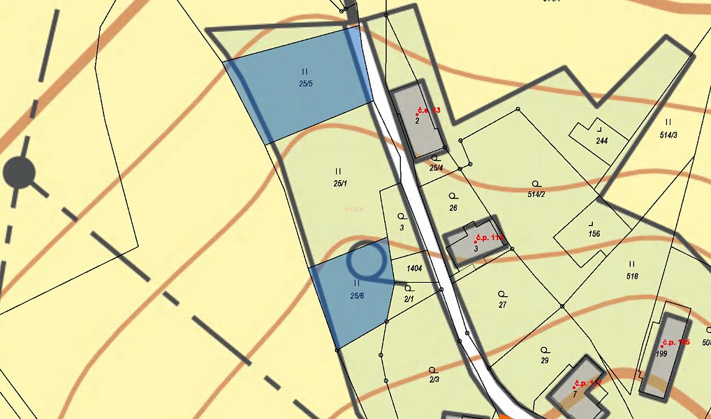 Prodej stavebního pozemku 54 m², Dobrná – náhled fotky 3