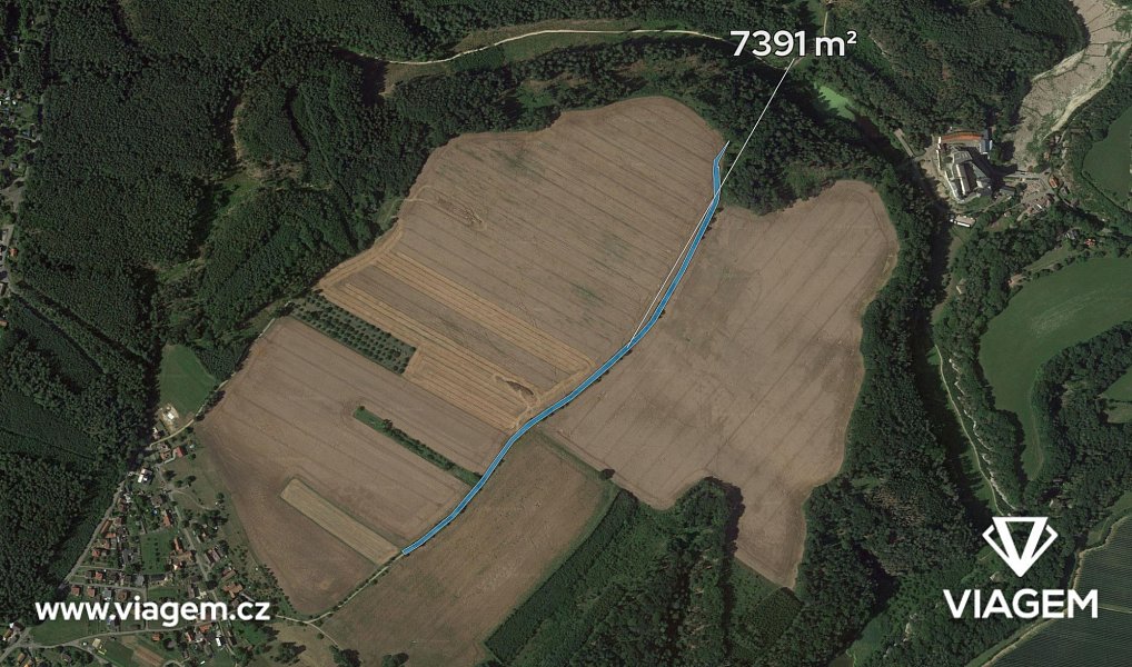 Prodej pole 369 m², Dobšín – náhled fotky 2