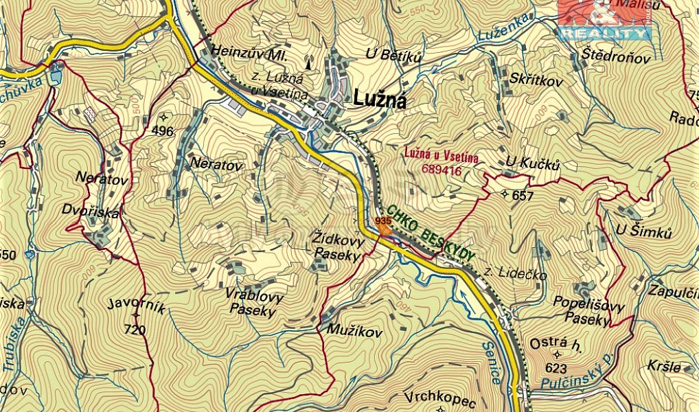 Prodej lesa 8 547 m², Lužná – náhled fotky 3