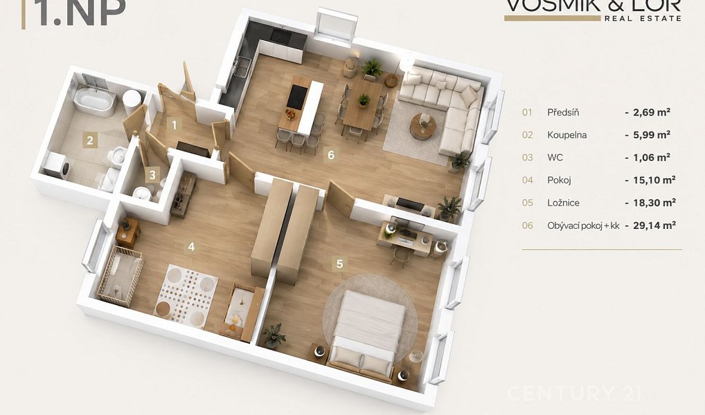 Prodej bytu 3+kk 78 m², Kladno – náhled fotky 16