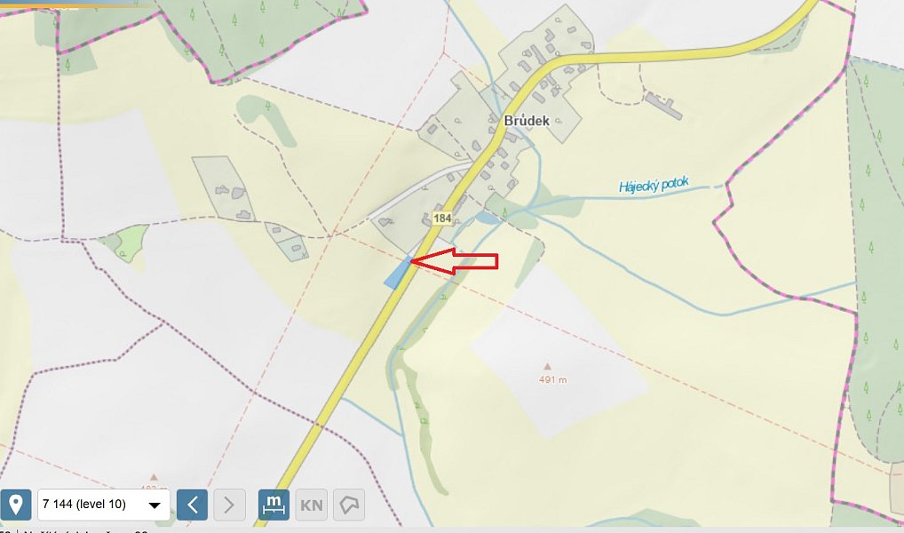 Prodej pole 1 481 m², Všeruby – náhled fotky 3
