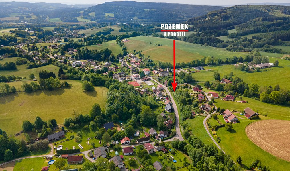 Prodej stavebního pozemku 601 m², Hnátnice – náhled fotky 4