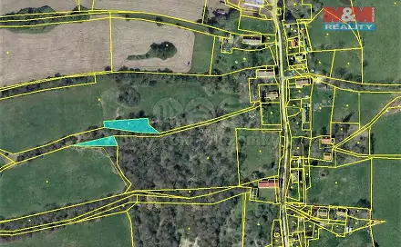 Prodej louky 1 399 m², Kozly, okres Česká Lípa