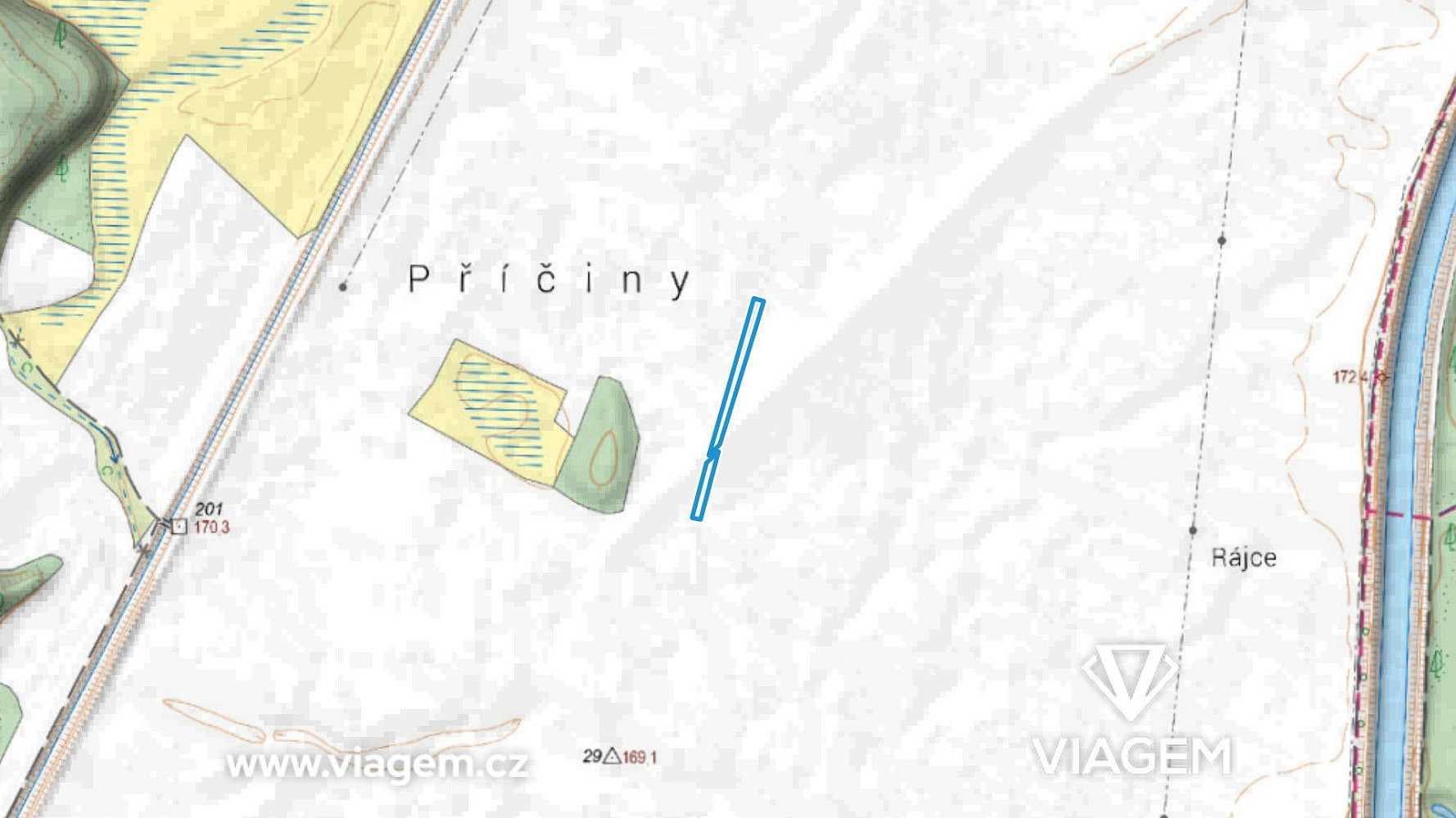 Prodej pole 1 189 m² – fotografie 3
